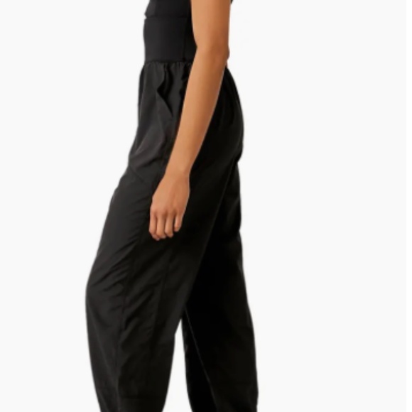 Free People FP Movement Righteous Onesie Jumpsuit in Black - Picture 4 of 6
